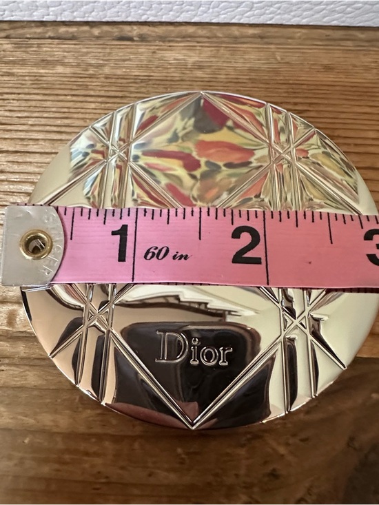 Dior Silver Double Mirror Compact w/Box NO LIPSTICK - Picture 3 of 5
